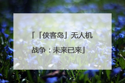 「侠客岛」无人机战争：未来已来