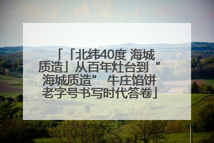 「北纬40度 海城质造」从百年灶台到“海城质造” 牛庄馅饼老字号书写时代答卷