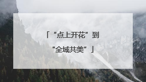 “点上开花”到“全域共美”