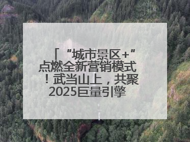 “城市景区+”点燃全新营销模式！武当山上，共聚2025巨量引擎城市生态大会！
