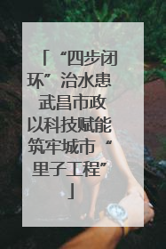 “四步闭环”治水患 武昌市政以科技赋能筑牢城市“里子工程”