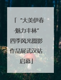 “大美伊春·魅力丰林”四季风光摄影作品展武汉站启幕