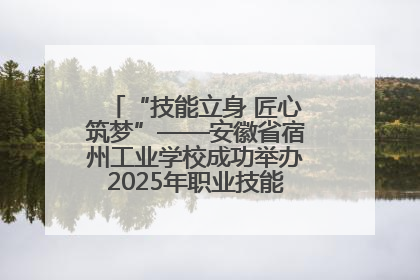 “技能立身 匠心筑梦”——安徽省宿州工业学校成功举办2025年职业技能活动周各项活动