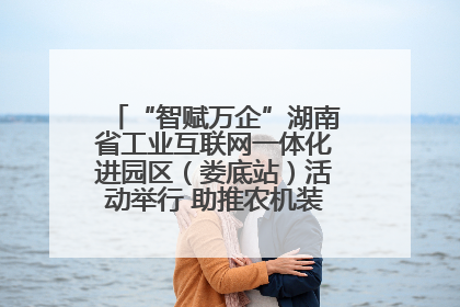 “智赋万企”湖南省工业互联网一体化进园区（娄底站）活动举行 助推农机装备产业高质量发展