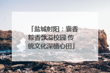 盐城射阳：囊香粽香飘溢校园 传统文化深植心田