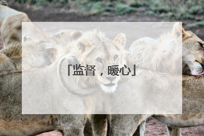 监督，暖心