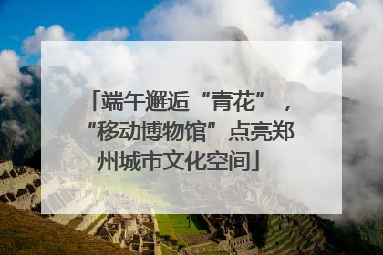 端午邂逅“青花”，“移动博物馆”点亮郑州城市文化空间