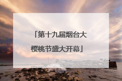 第十九届烟台大樱桃节盛大开幕
