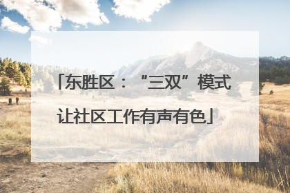 东胜区：“三双”模式让社区工作有声有色