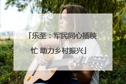 乐至：军民同心插秧忙 助力乡村振兴