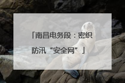 南昌电务段：密织防汛“安全网”