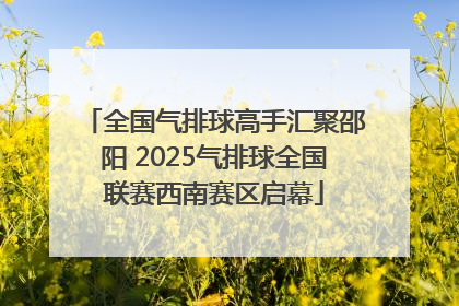全国气排球高手汇聚邵阳 2025气排球全国联赛西南赛区启幕