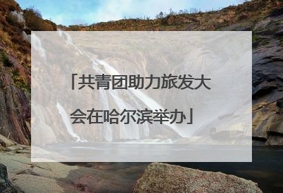 共青团助力旅发大会在哈尔滨举办