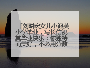 刘畊宏女儿小泡芙小学毕业，写长信祝其毕业快乐：你独特而美好，不必用分数证明自己