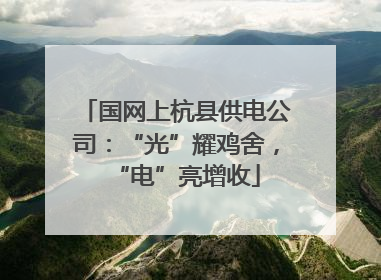 国网上杭县供电公司：“光”耀鸡舍，“电”亮增收