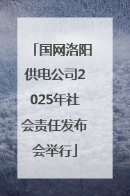 国网洛阳供电公司2025年社会责任发布会举行