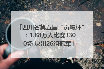 四川省第五届“贡嘎杯”：1.88万人比赛3300场 决出26组冠军