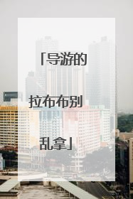 导游的拉布布别乱拿