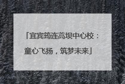宜宾筠连蒿坝中心校：童心飞扬，筑梦未来