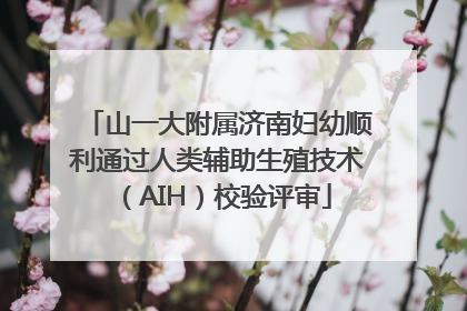 山一大附属济南妇幼顺利通过人类辅助生殖技术（AIH）校验评审