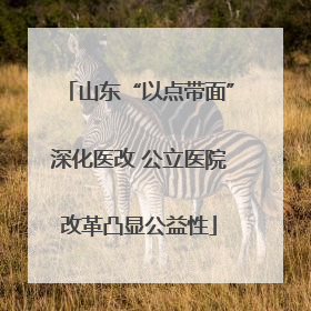 山东“以点带面”深化医改 公立医院改革凸显公益性
