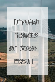 广西启动“记得住乡愁”文化外宣活动