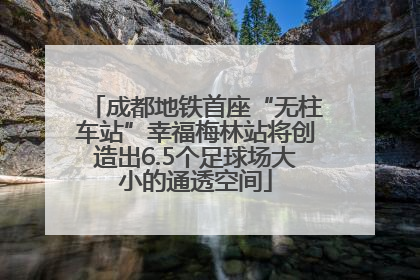 成都地铁首座“无柱车站”幸福梅林站将创造出6.5个足球场大小的通透空间