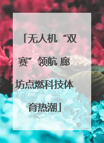 无人机“双赛”领航 廊坊点燃科技体育热潮