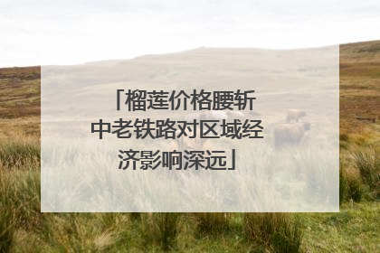 榴莲价格腰斩 中老铁路对区域经济影响深远