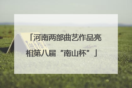 河南两部曲艺作品亮相第八届“南山杯”