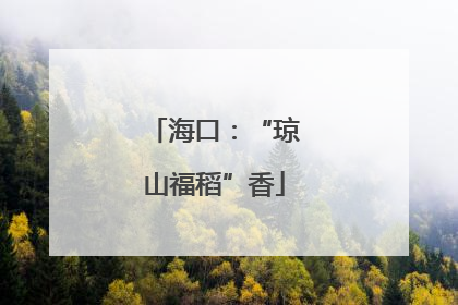 海口：“琼山福稻”香
