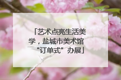 艺术点亮生活美学，盐城市美术馆“订单式”办展