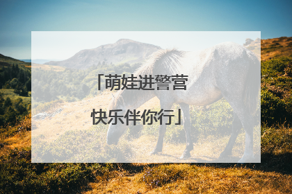 萌娃进警营 快乐伴你行