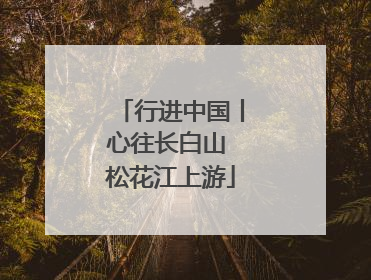 行进中国丨心往长白山 松花江上游