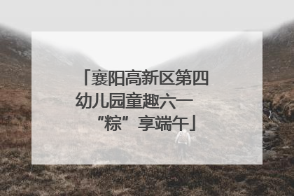 襄阳高新区第四幼儿园童趣六一 “粽”享端午