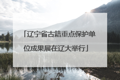 辽宁省古籍重点保护单位成果展在辽大举行