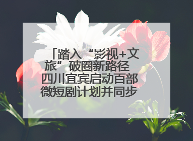 踏入“影视+文旅”破圈新路径 四川宜宾启动百部微短剧计划并同步开启演员招募