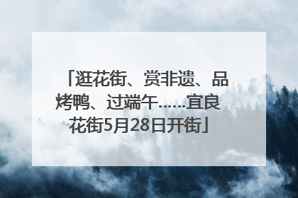 逛花街、赏非遗、品烤鸭、过端午……宜良花街5月28日开街