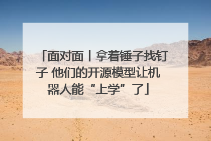 面对面丨拿着锤子找钉子 他们的开源模型让机器人能“上学”了