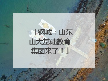 钢城：山东山大基础教育集团来了！