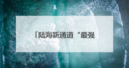 陆海新通道“最强大脑” 带动国际货运由“智”到“质”高质量发展