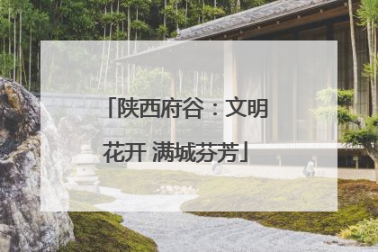 陕西府谷：文明花开 满城芬芳