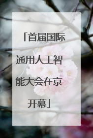 首届国际通用人工智能大会在京开幕
