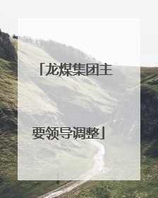 龙煤集团主要领导调整