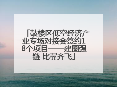 鼓楼区低空经济产业专场对接会签约18个项目——建圈强链 比翼齐飞
