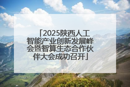 2025陕西人工智能产业创新发展峰会暨智算生态合作伙伴大会成功召开